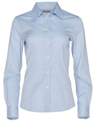 Urban Ladies Pinpoint Oxford Long Sleeve Shirt