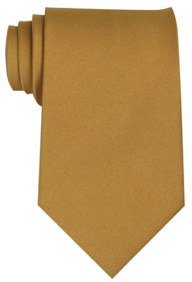 Vegas Gold Coloured Polyester Tie