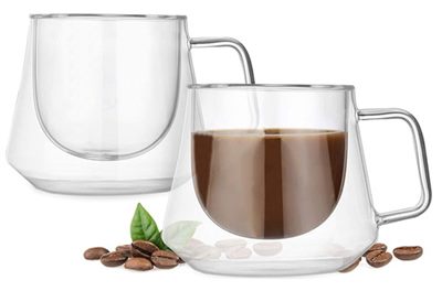 Vertex 230ml Glass Coffee Cup
