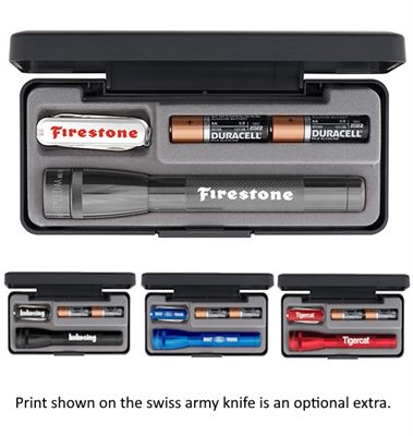 Victorinox® Classic Swiss Army Knife & "AA" Mini Maglite® LED Gift Set