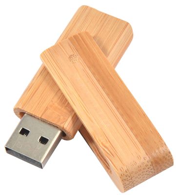 Icon 4GB Bamboo Flash Drive