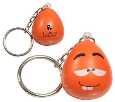 Goofy Face Stress Reliever Keyring