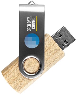 Wesley 16GB Bamboo USB Flash Drive