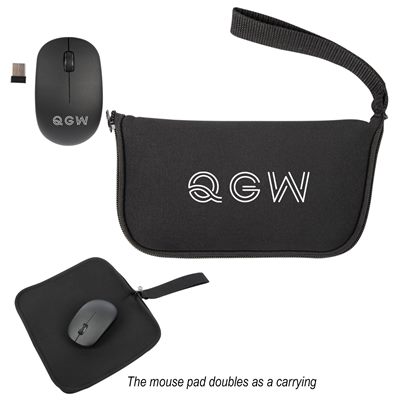 Wireless Mouse & Mousepad Carrying Case