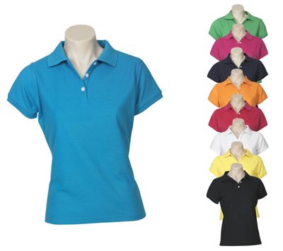 Womens Brightly Coloured Polo Shirt