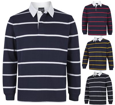 Yarn Dyed Striped Rugby Top