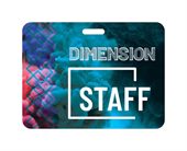 100x70mm Individual Printed Name Tag