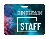 120x80mm Individual Printed Name Tag