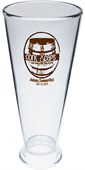 12oz Clear Styrene Pilsner Beer Glass