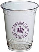 12oz Compostable Plastic Bevelled Cup