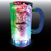 14oz Clear 5 Light Styrene Light Up Beer Mug