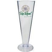 15oz Clear Styrene Pilsner Beer Glass