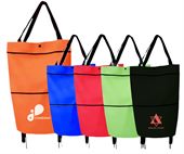 2 in 1 Collapsible Trolley Shopping Bag