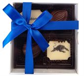 2 Printed 2 Plain Assorted Belgian Chocolate Box