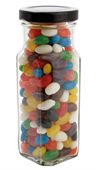 220 gram Large Square Jar Mixed Mini Jelly Beans