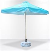 2x2m Valance Square Sublimation Cafe Umbrella