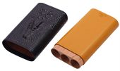 3-Cigar Leather Case