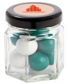 30 gram Small Hexagon Jar Choc Mint Balls