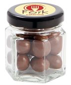 30 gram Small Hexagon Jar Chocolate Sultanas