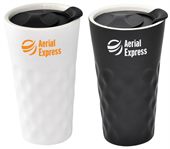 350ml Ceramic Dimple Travel Mug