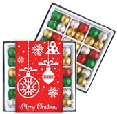 36 Piece Christmas Chocolate Baubles Gift Box