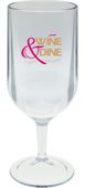 3oz Clear Polystyrene Sampler Stemmed Wine Glass