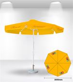 3x3m Round Standard Cafe Umbrella