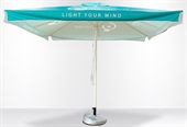 3x3m Valance Square Sublimation Cafe Umbrella