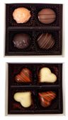 4pc Belgian Chocolate With Swing Tag Gift Box