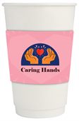 500ml Double Wall Compostable Paper Coffee Cup With Sleeve