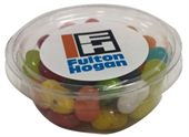 Plastic Tub Filled With 50gm Of Jelly Belly Jelly Beans