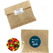 50g Kraft Paper Bag With Skittles