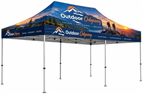 6m x 3m Printed Marquee