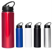 750ml Aluminium Bottle With Straw