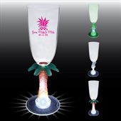 7oz Acrylic Novelty Light Up Stem Champagne Glass