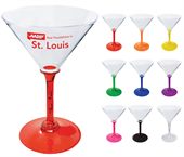 7oz Clear Acrylic Standard Stem Martini Glass