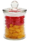 80 gram Glass Candy Jar Corporate Colour Jelly Beans