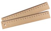 Alvito 20cm Wooden Ruler