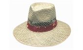 Manuel Straw Hat with Green Under