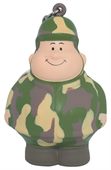 Army Bert Stress Toy Keyring