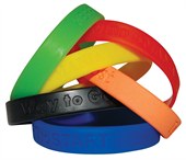 Debossed Silicone Wristbands