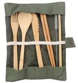 Bamboo 6 Piece Cutlery Set