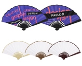 Bamboo Silk Cloth Hand Fan