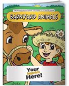 Barnyard Animals Theme Childrens Colouring Book