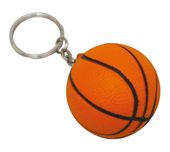 Basketball Stress Ball Key Ring