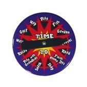 Beed Spinner Button Badge