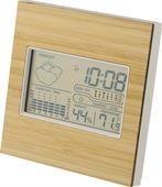 Bellevue Bamboo Clock & Weather Station