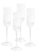 Bellissa Ribbed Champagne Glass Set