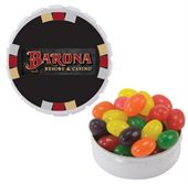 Large Round Snap Top Tin With Jelly Beans