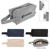 Lapis Recycled Cotton Toiletry Bag